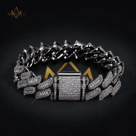 Basileus' Baguette Link Bracelet — detail 9