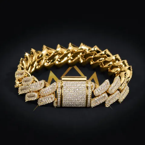 Basileus' Baguette Link Bracelet — detail 7