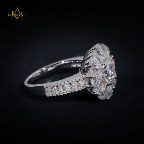 Cardinalis Halo Ring — detail 1
