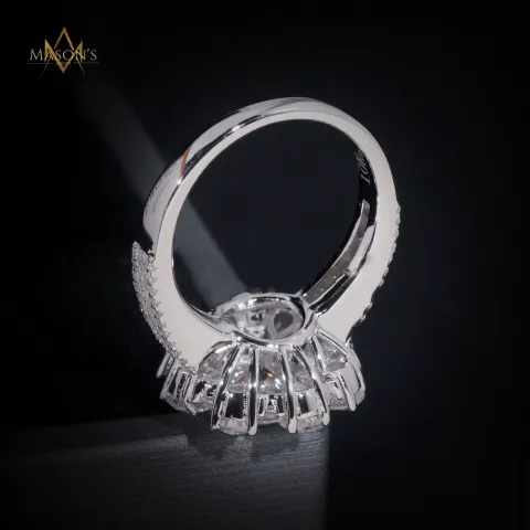 Cardinalis Halo Ring — detail 3