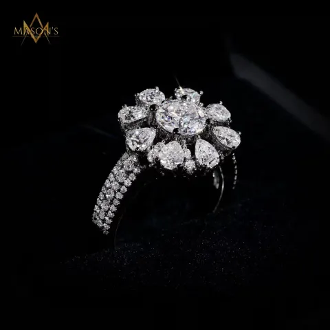 Cardinalis Halo Ring — detail 6
