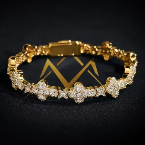 Celestia's Tennis Link Bracelet — detail 7