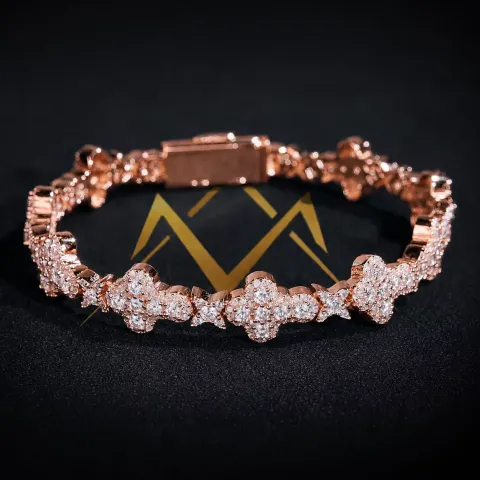 Celestia's Tennis Link Bracelet — detail 8