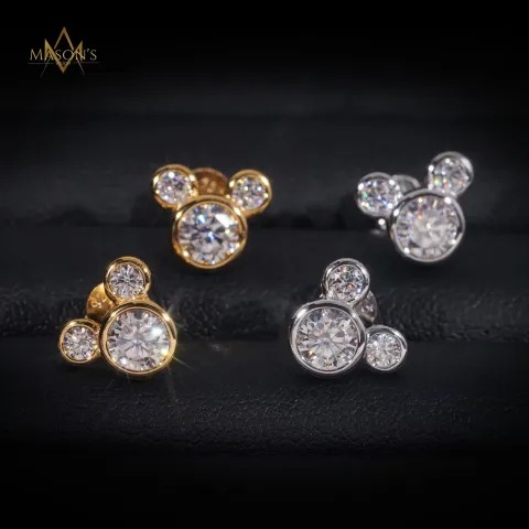 Chevron's Stud Earrings — detail 2