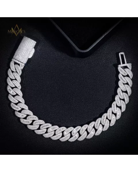 Credence Baguette Link Bracelet · 12 mm