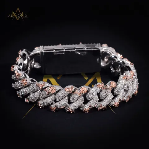 Elysian Baguette Link Bracelet · 15 mm — detail 7