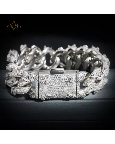 Elysian Baguette Link Bracelet · 20 mm