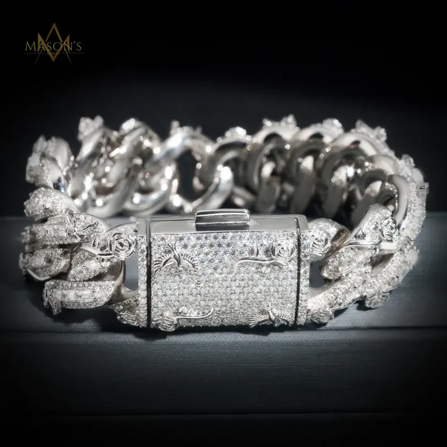 Elysian Baguette Link Bracelet · 20 mm