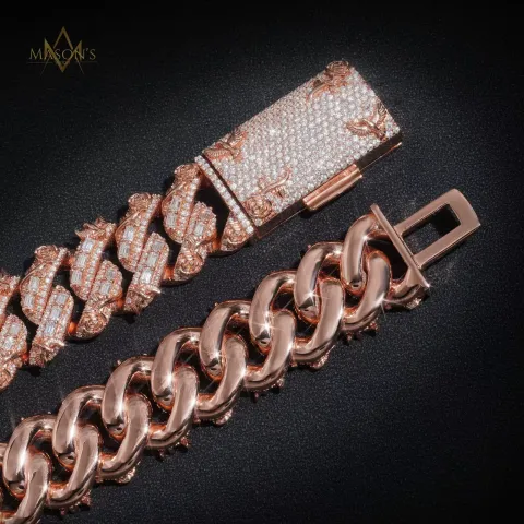 Elysian Baguette Link Bracelet · 20 mm — detail 3