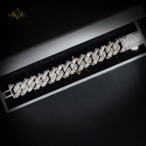 Elysian Baguette Link Bracelet · 20 mm — detail 6