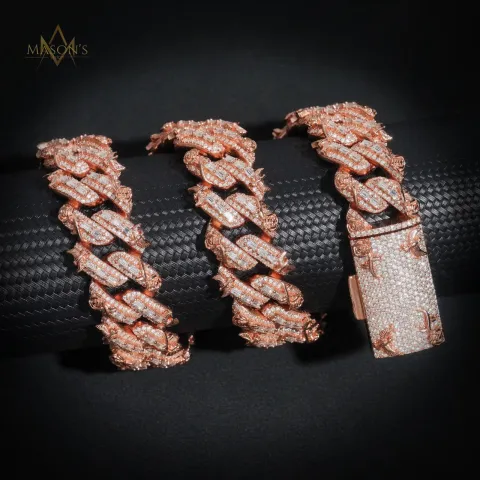 Elysian Baguette Link Bracelet · 20 mm — detail 10