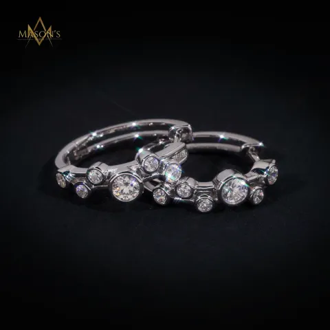 Lamentation Hoop Earrings