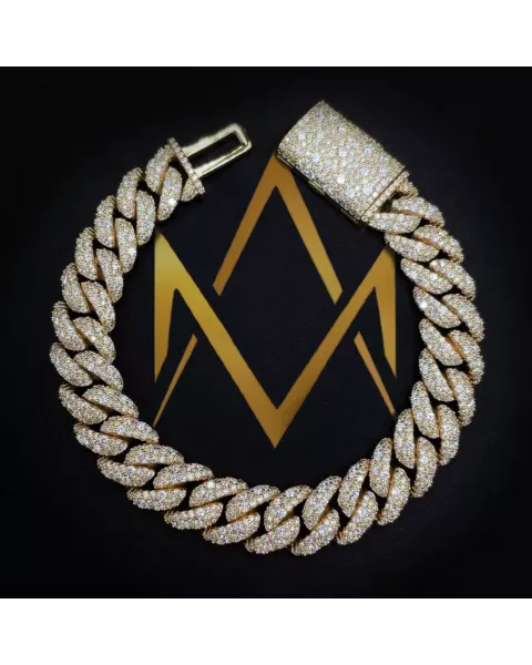 Monarch's Cuban Link Bracelet · 12 mm