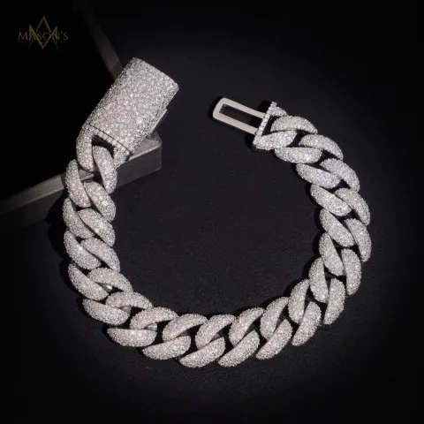 Monarch's Cuban Link Bracelet · 14 mm — detail 4
