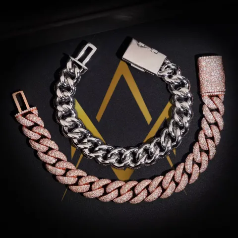 Monarch's Cuban Link Bracelet · 14 mm — detail 2
