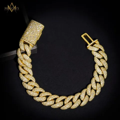 Monarch's Cuban Link Bracelet · 14 mm — detail 5