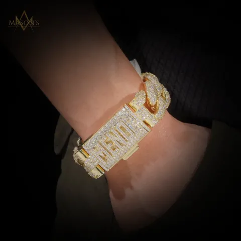 Monarch's Cuban Link Bracelet · 24 mm — detail 4