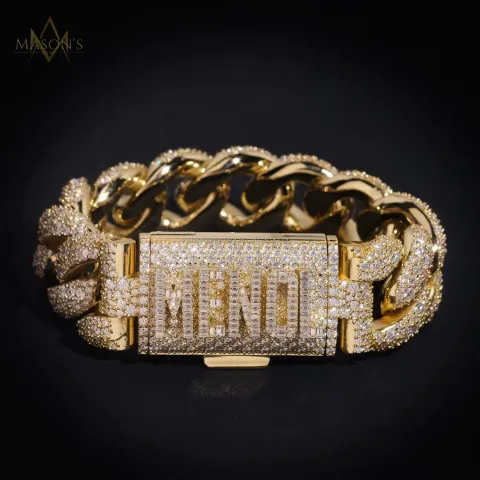 Monarch's Cuban Link Bracelet · 24 mm — detail 1
