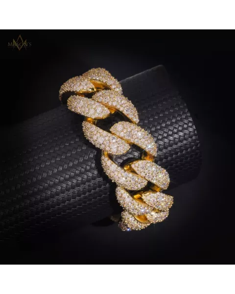 Monarch's Cuban Link Bracelet · 24 mm