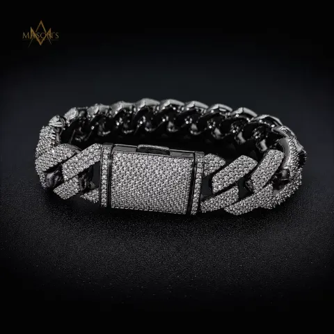 Oligarch's Cuban Link Bracelet · 18 mm — detail 8