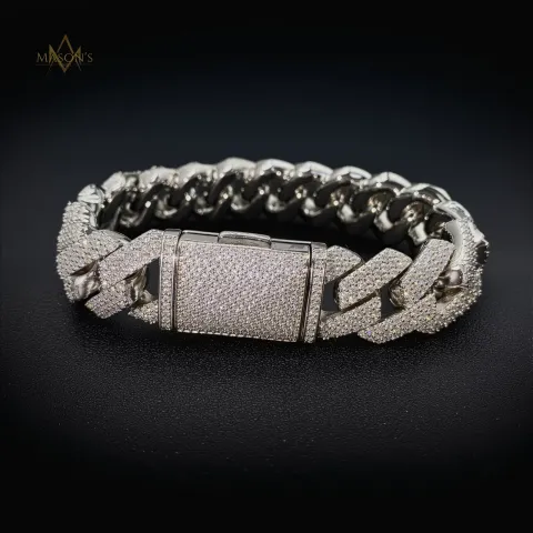 Oligarch's Cuban Link Bracelet · 18 mm — detail 5