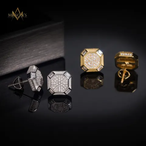 Oligarch's Stud Earrings — detail 2