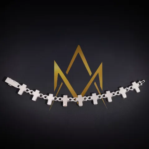 Reliquary Tennis Link Bracelet — detail 4
