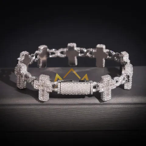 Reliquary Tennis Link Bracelet — detail 6