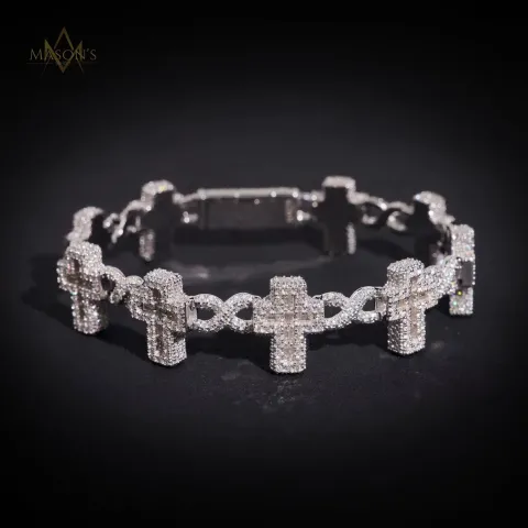 Reliquary Tennis Link Bracelet — detail 7