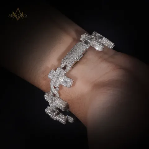 Reliquary Tennis Link Bracelet — detail 5
