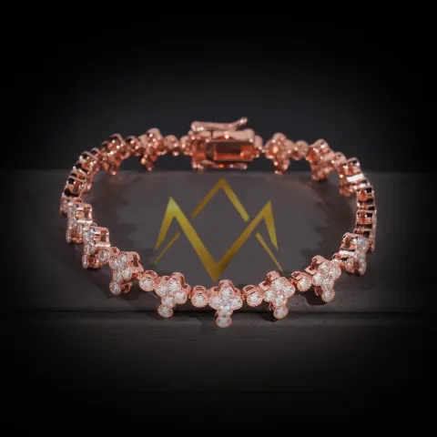 Sanctum Tennis Link Bracelet — detail 2