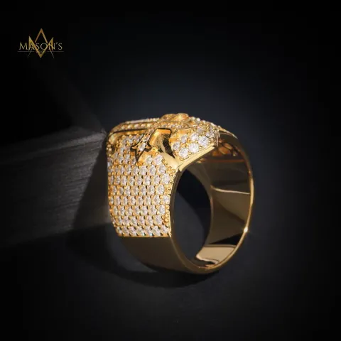 Triune Cross Ring — detail 3