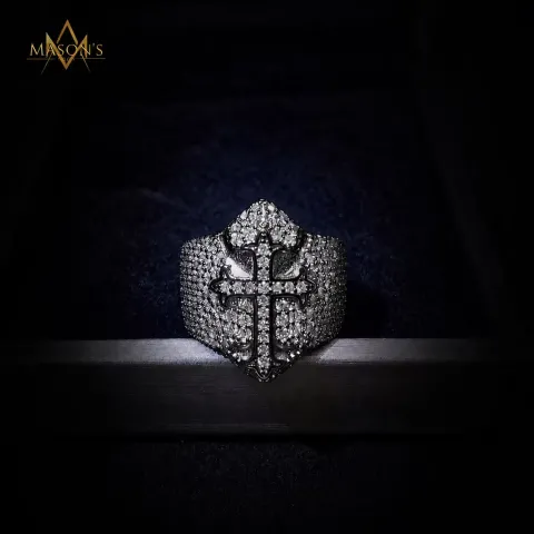 Triune Cross Ring — detail 8