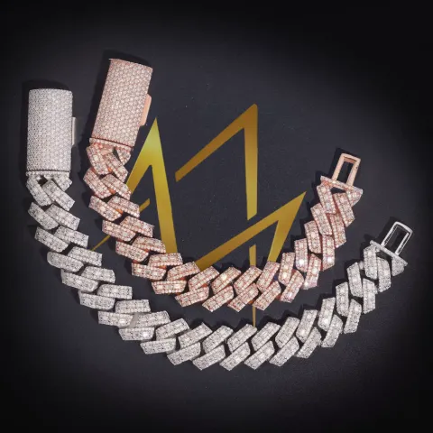 Verity Baguette Link Bracelet · 16 mm — detail 1