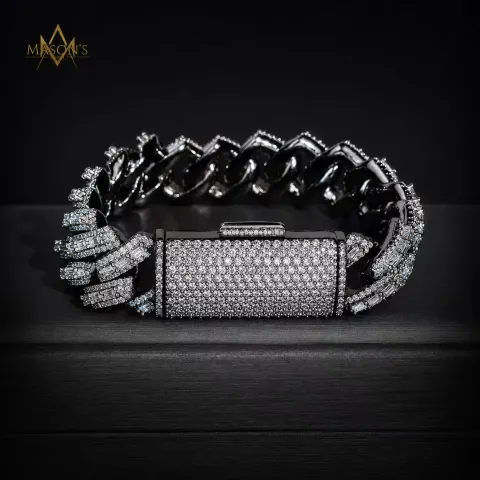 Verity Baguette Link Bracelet · 16 mm — detail 8