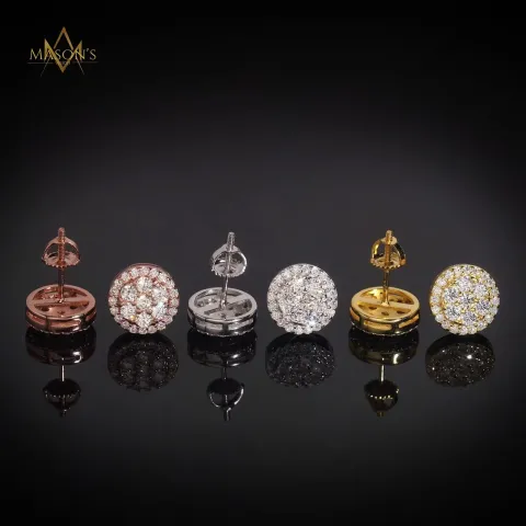 Viscount's Stud Earrings — detail 1