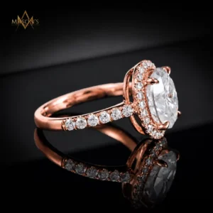 Accretion Halo Ring - Rose Gold, 6