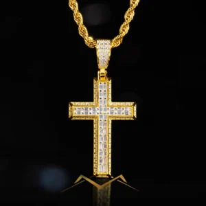 Aegis Cross Pendant - Gold