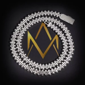 Apostle's Cross Link Chain - Rose Gold, 16 inch