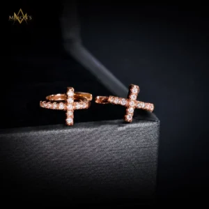 Apostle's Hoops Earrings - Rose Gold
