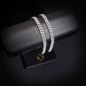 Archon's Cuban Link Chain · 8 mm - White Gold, 16 inch