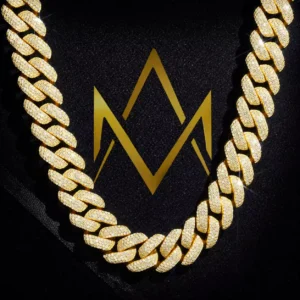 Ascendant's Cuban Link · 18 mm - Gold, 16 inch