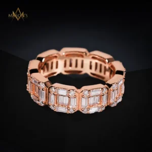 Axiom Tennis Ring - Rose Gold, 6