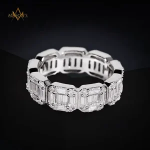 Axiom Tennis Ring - White Gold, 6