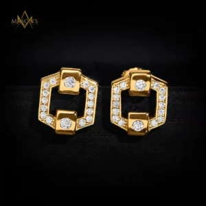 Basileus' Stud Earrings - Gold