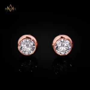Bulwark's Stud Earrings - Rose Gold