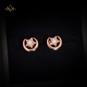 Celestia's Stud Earrings - Rose Gold