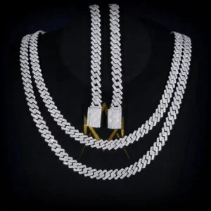 Consul's Cuban Link Chain · 10 mm - White Gold, 16 inch