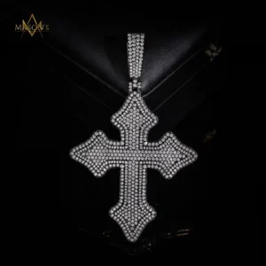 Credence Cross Pendant - Black Gold