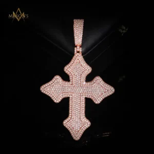 Credence Cross Pendant - Rose Gold